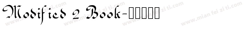 Modified 2 Book字体转换